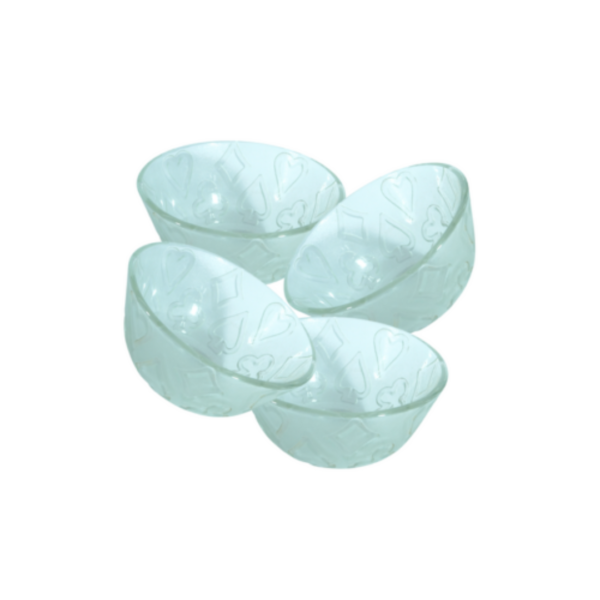 Bowls for multipurpose use for your dining experience. This bowls are ideal for serving small portions of soups, curries, desserts, sabzis and much more. Use them with your daily meals or on special occasions and serve your food in style like never before. Furthermore, you can be assured of the bowls retaining their clear transparent nature with repeated usage.