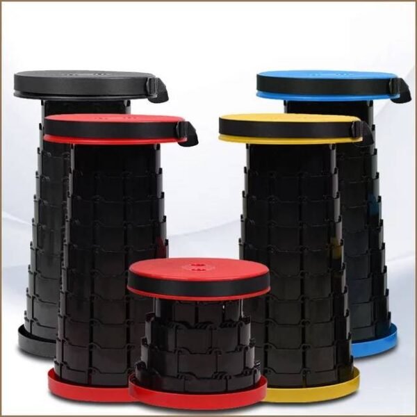 The Telescopic Travel Stool Set 1 is a portable seating solution designed for on-the-go convenience. This set typically includes a compact stool that can be easily extended or collapsed using a telescopic mechanism, allowing for adjustable height. The telescopic design makes it space-efficient and easy to carry, making it ideal for various outdoor activities such as camping, hiking, picnics, or any situation where a portable and adjustable seat is needed. The set is likely to be lightweight, durable, and versatile, providing a practical solution for individuals seeking portable seating for their travel and outdoor adventures.