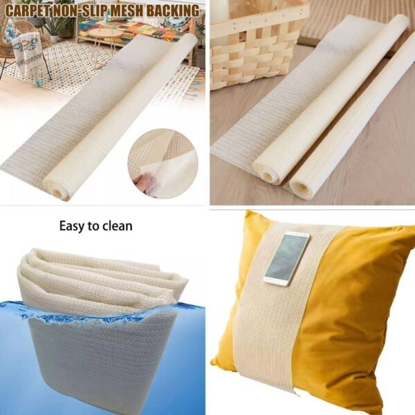 The Non-Slip Mesh Net (70×165cm) is a practical and versatile accessory designed to enhance stability and safety. With its dimensions of 70 by 165 centimeters, this mesh net provides ample coverage for various applications. The non-slip feature ensures a secure grip on surfaces, preventing slips and falls. This product is suitable for use in a variety of settings, such as kitchens, bathrooms, or workspaces, where slip-resistant surfaces are essential. The mesh construction adds durability, making it a reliable solution for maintaining a secure environment. Overall, the Non-Slip Mesh Net combines functionality with convenience to create a reliable non-slip surface for a range of purposes.