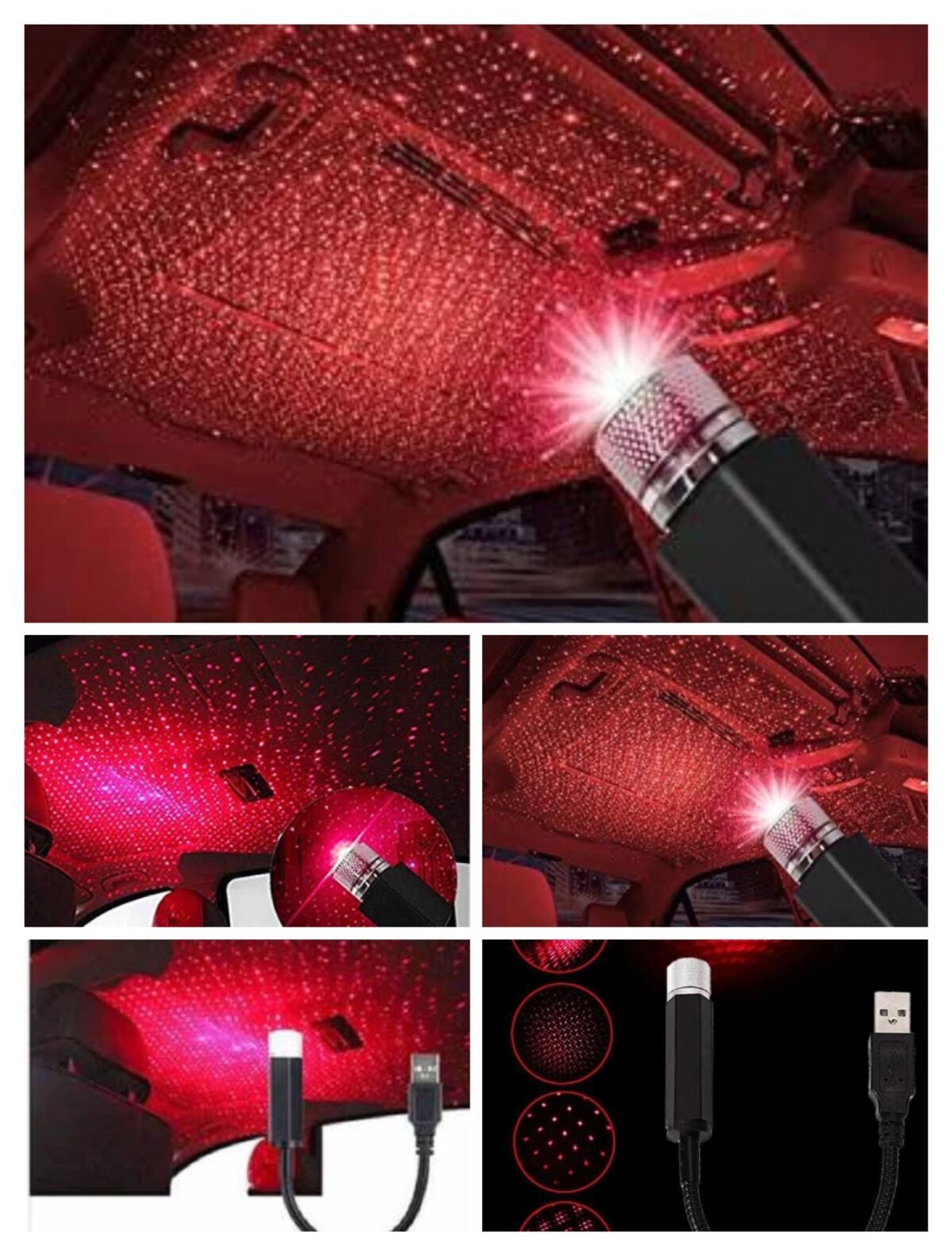 A USB car laser is a compact device designed for use in vehicles, typically plugged into a USB port. It projects laser beams with various patterns onto surfaces, creating decorative lighting effects within the car's interior. These lasers often feature adjustable settings, colors, and patterns, adding a touch of ambiance and personalization to the car's atmosphere. It's a simple and portable accessory for car enthusiasts looking to enhance the interior aesthetics of their vehicles.