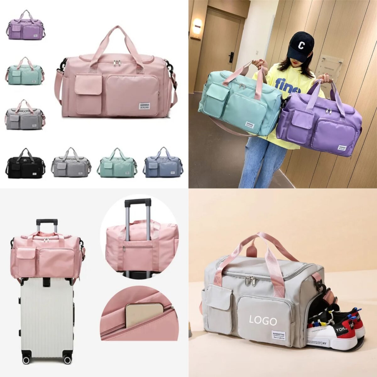 The Storage Duffle Bag (JA0062) is a versatile and spacious bag designed for convenient storage and transport. With its durable construction, this duffle bag offers ample space for organizing and carrying various items. It features a robust zipper closure for secure containment and easy access. The bag's design is suitable for a range of purposes, from travel to sports or general storage needs. Its practicality and sturdy build make it a reliable choice for individuals seeking a reliable and spacious duffle bag solution.