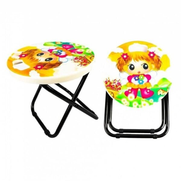 The Kids Stool Mix Print Folding is a portable and versatile seating option for children. Designed with a mix of playful prints, this stool is often foldable for easy storage and transport. The stool is typically lightweight, making it suitable for kids to carry and use in various settings. The mix print design adds a fun and vibrant element, making it visually appealing for children. The Kids Stool Mix Print Folding is a practical and space-saving solution for providing extra seating for kids in a playful and colorful way.