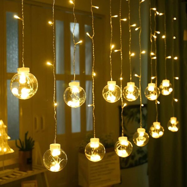 The "Wish Ball LED Warm White (6+6)" is a set of 12 individual LED lights designed to create a warm and inviting ambiance. Each LED light emits a soft, warm white glow, making it suitable for various decorative purposes. The term "wish ball" implies that these LED lights can be used to add a touch of magic or create a cozy atmosphere in your space. These lights are versatile and can be used for indoor and outdoor decoration, providing a charming and soothing illumination.