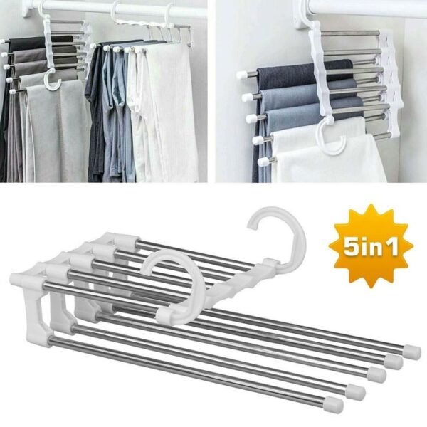 The "5 In 1 Unicorn Hanger" is a versatile and whimsical organizational tool. This multi-functional hanger combines five features into one, offering a practical and adorable solution for your storage needs. With its unicorn design, it adds a touch of charm to any space. The hanger likely includes features such as multiple hooks, a shelf, and perhaps additional storage elements, providing users with a convenient and space-efficient way to hang and organize various items. Overall, the 5 In 1 Unicorn Hanger is a creative and functional accessory for those looking to add a bit of magic to their organization.