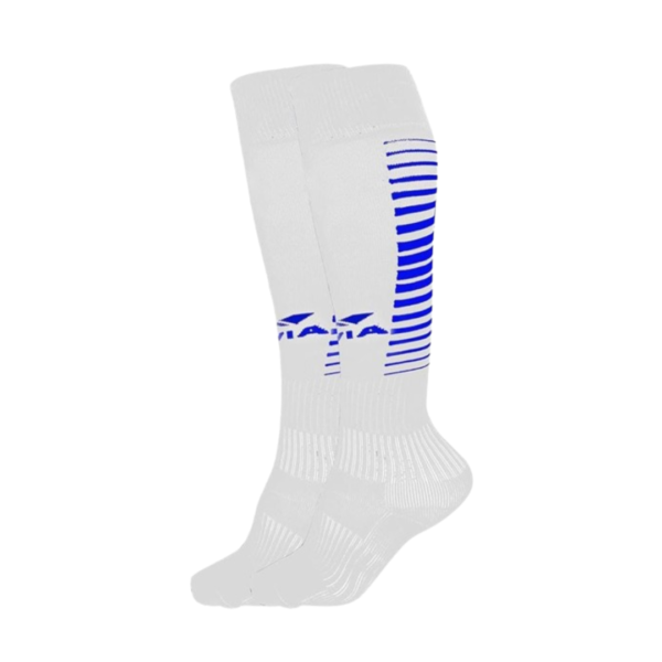 The elegant white color adds a touch of sophistication, making these stockings suitable for a range of occasions, from casual wear to more formal settings. Whether you're engaged in sports, fitness activities, or simply want a fashionable accessory, NIVIA ENCOUNTER STOCKINGS-Large (White) are designed to meet your needs.